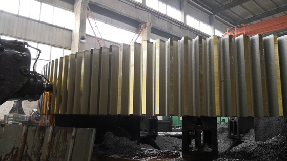 Özelleştirilmiş Bilyalı Değirmen Çevre Dişli ve Pinyon 6800mm Uç Çapı