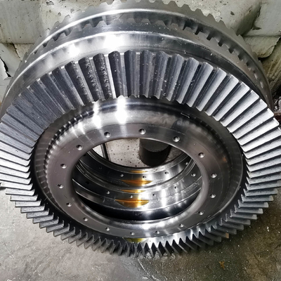 SAE 4340 Düz Konik Dişliler 12.5 Modül Dişli Şekillendirme Gönye Konik Dişli