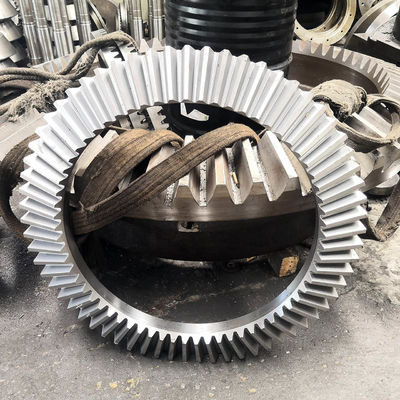 Özel 90 Derece 10 Modülü Coniflex Doğrudan Bevel Gears Precision Parts Machining için