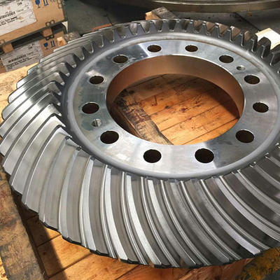 Daha iyi iletim verimliliği ile ağır görev uygulamaları için özel Spiral Bevel Gears Equidep Gear