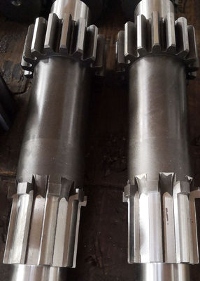 Şanzıman Hız Düşürücüler Düz Taraflı Kamalı Düz ​​Pinyon Dişli Mili