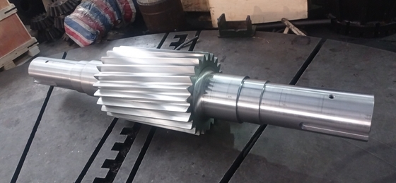 SAE 4340 Çelik Sol Helis Dişli Mili DP 1.5 24T Açı 5°