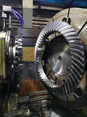 SAE 4320 Çelik Spiral Konik Dişli Freze Şanzıman 20 Modül 53T