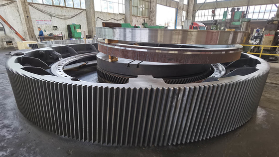 Madencilik Endüstrisi için Montajlı Büyük Halka Dişli Çarkı Dört Segment 260HB 450mm