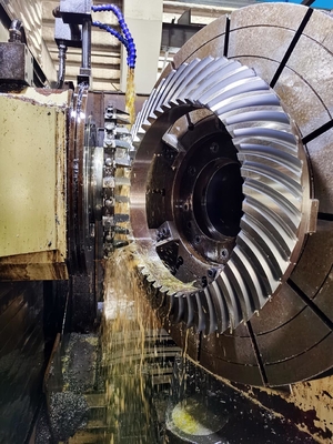 HRC58 35 ° Helis Konik Dişli 0.2mm, Karbonlama Isıl İşlemli