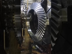 Alloy Steel Spiral Bevel Gear Dişleri 22 Modülü SAE 4320